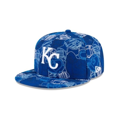 Kansas City Royals Gorra | New Era MLB Cap Chaos 59fifty Fitted Cap Mexico - Azules